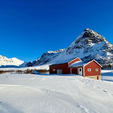 The Blue House In Lofoten Alstad (Nordland)