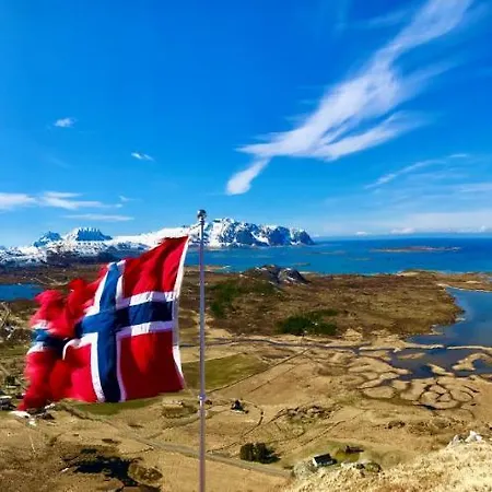 Holiday home The Blue House In Lofoten Alstad (Nordland)