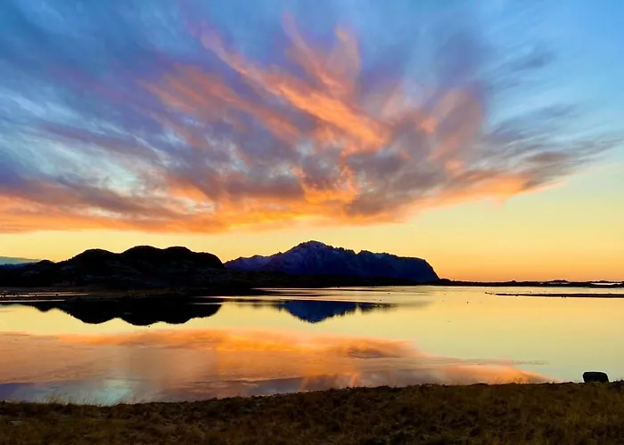 The Blue House In Lofoten Feriehus *